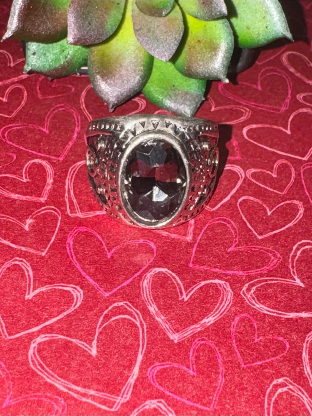Silver Grey Ring